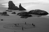 beach labyrinth