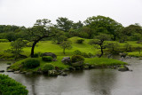 Suizenji Gardens in the rain