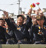 100th anniversary 15 April 2012  15 April 2012 centennial parade Pyongyang