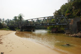 Jembatan menuju Cagar alam Sawarna
