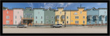 Colorful Hotel Row in Dawson City, Yukon, Canada (pano)