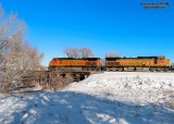 BNSF 4570 North At Little Thompson Creek, CO