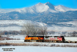 BNSF 7616 South Near Highland, CO