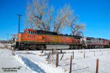 BNSF 4432 South Approaching Longmont, CO