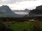 View from Logan Pass: Glacier National Park, MT