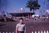 Flying Saucer at Satellite City near the Moon Bowl