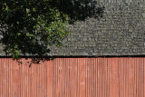 side of the barn