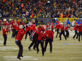 The University of Wisconsin Marching Band at Halftime