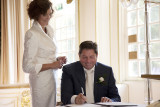 The signing