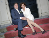 On the steps