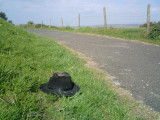 Penclawdd Leonard Cohens hat, just as he came on my I pod