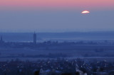 Lever du soleil sur la plaine dAlsace