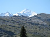 Uitzicht op Mont Blanc vanaf Collet dAnterne