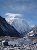 K2 vanuit Concordia, 8817 meter