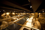 Roman ruins under the city, at Barcelona History Museum.