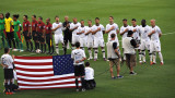 US National Team during Anthem