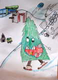 Christmas tree, Eddie, age:6.5