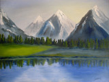 oil painting: landscape
