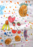 fruits, Ashlyn, age:4
