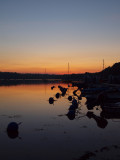 SUNRISE OVER RIVER DART AT DITTISHAM DEVON