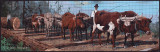 Logging with Oxen<br>mural by Harold Lynn<br>Chemainus, BC<br>Weekly Challenge #105:  Ratio<br><br>View at original size