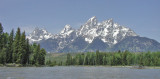 TETONS FROM THE SNAKE RIVER