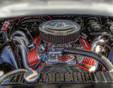62 Chevy II - under the hood