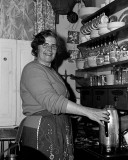 Berniece Woods in kitchen at 82 Mill Street