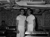 Mess cooks, USS Hugh Purvis, March 1962