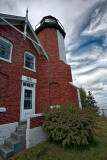 Ghost at the Door - Eagle Harbor Lighthouse - Michigan