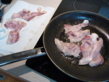 Cook bacon 2 minutes