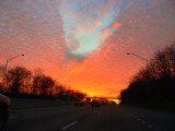 Sunset on I-40 W Bellevue