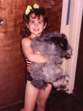 Katie and her angora rabbit