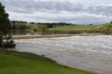 THE WOLLONDILLY RIVER IN FLOOD