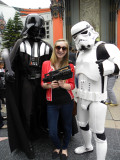 Darth Vader, Erin and a Storm Trooper