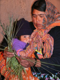 Tarahumara Woman Muti-Tasking