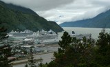 6000 touristes débarquent à Skagway chaque jour / 6000 tourists coming to Skagway every day