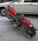 Red Bike BMW Chopper