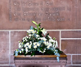 Flowers below the Foundation Stone         