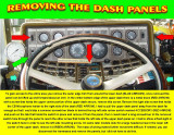 REMOVING UPPER AND LOWER DASH PANELS