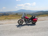 SEPTEMBER 2011 RIDING UP INTO THE WASATCH MOUNTAINS IN UTAH WITH THIS VIEW OVER INTO WYOMING