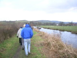 On coming barge on the Macclesfield Canal