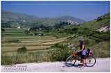 Cycling through villages and hills