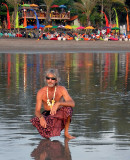 Indonesia 2 May 2012 376 Bali Jonathan Thomson Contemplates Kuta Beach