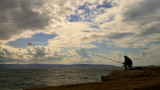 Fisherman, Acre, Israel, 2011