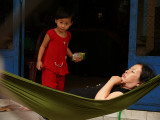 Waking mother? Near Saigon, Vietnam, 2008