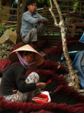 Making incense, Binh Hduc, Vietnam, 2008