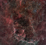 Vela Supernova Remnant HaO111LRGB 4.5 hours
