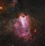 Omega Nebula HaLRGB 105 140 70 70 70
