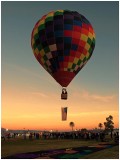 Sunrise Flag Ceremony - Havasu Balloon Festival 2012